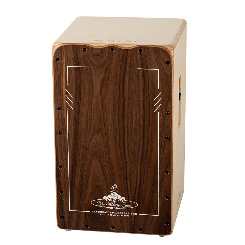 Ortega OCJPF-3-L Cajon, Walnut Frontplate, Left
