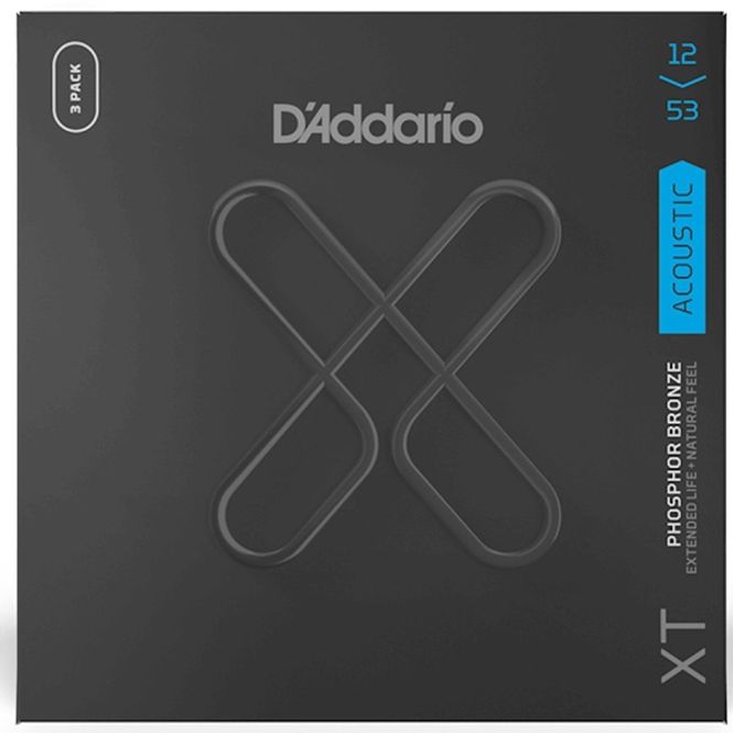 Hovedbilde Daddario XTAPB1253-3P Regular Light. 3-pack 012-053