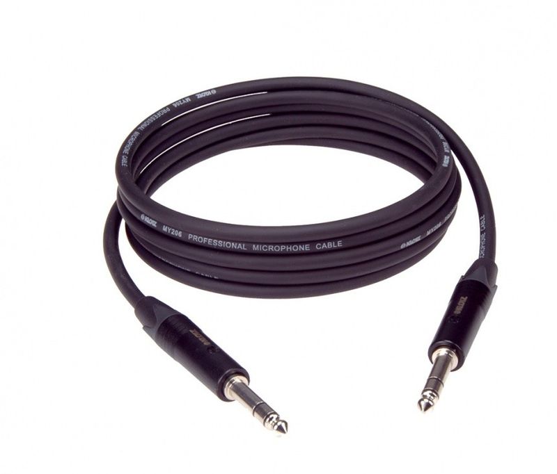 Klotz Signalkabel st.jack - st.jack sort, 5 m