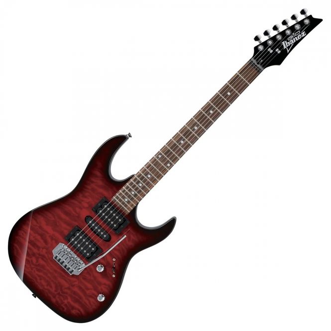 Hovedbilde Ibanez GRX70QA-TRB Transparent Red Burst