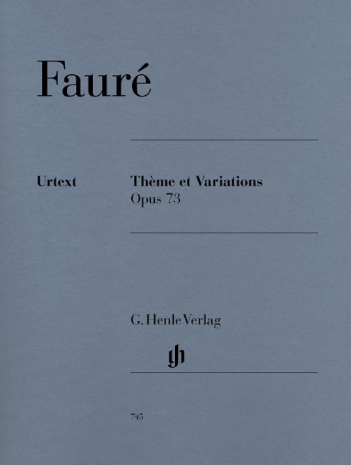 Hovedbilde Gabriel Fauré - Thème Et Variations Op.73