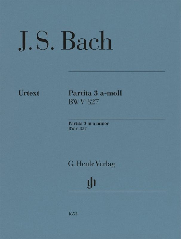 Johann Sebastian Bach - Partita 3 A-moll - BWV 827
