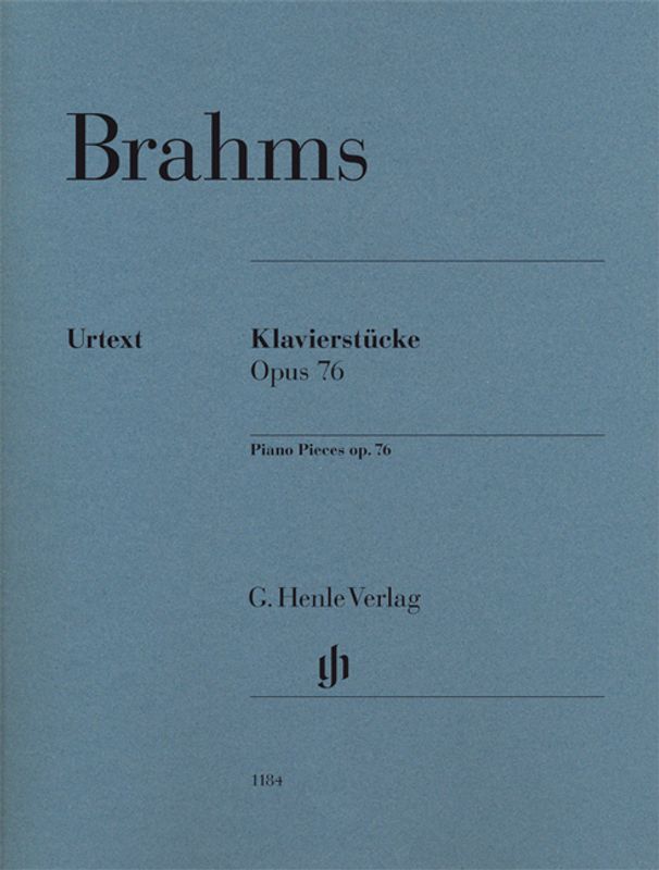 Johannes Brahms - Piano Pieces Op.76 Urtext