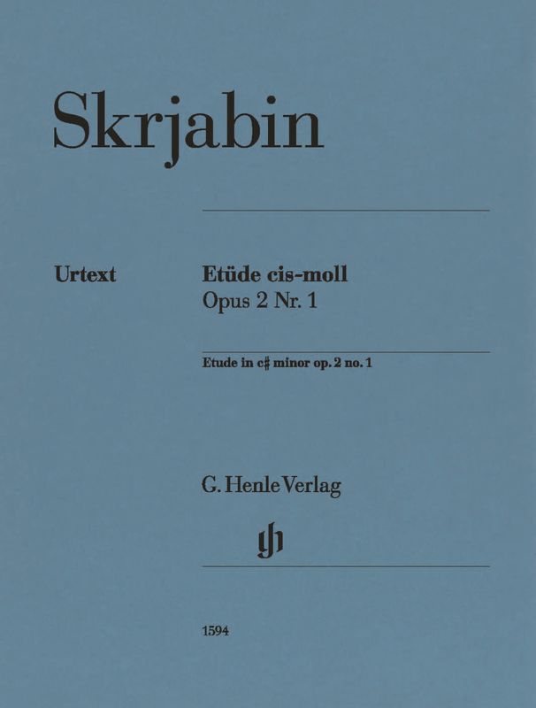 Alexander Skrjabin - Etüde cis-moll op. 2 Nr. 1