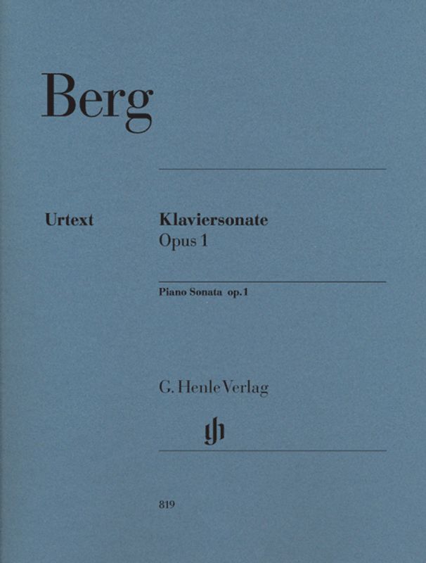 A. Berg - Klaviersonate Opus 1