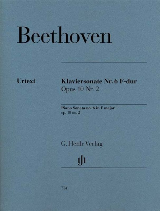 Ludwig van Beethoven - Klaviersonate Nr. 6 F-dur Opus 10 Nr. 2