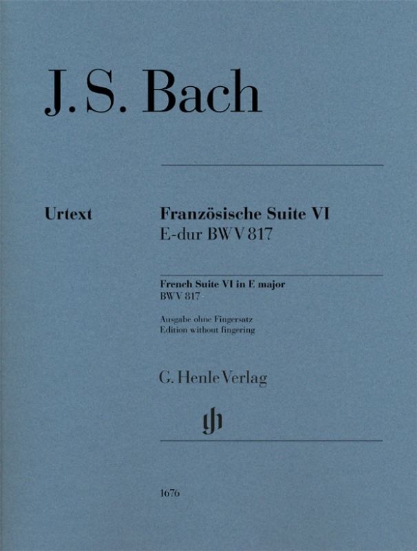 Johann Sebastian Bach - Französische Suite VI - D-moll BWV 817