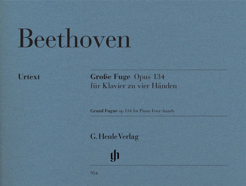 Ludwig van Beethoven - Grand Fugue Op.134 - Piano Four-Hands
