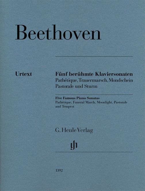 Hovedbilde Ludwig van Beethoven - Five Famous Piano Sonatas