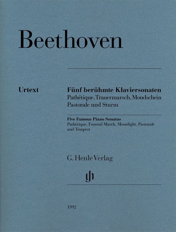 Ludwig van Beethoven - Five Famous Piano Sonatas