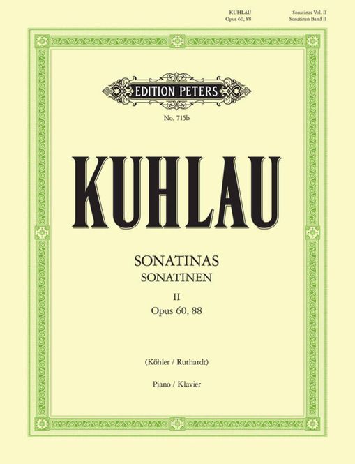 Hovedbilde Friedrich Kuhlau - Sonatinas 2 Op.60 88