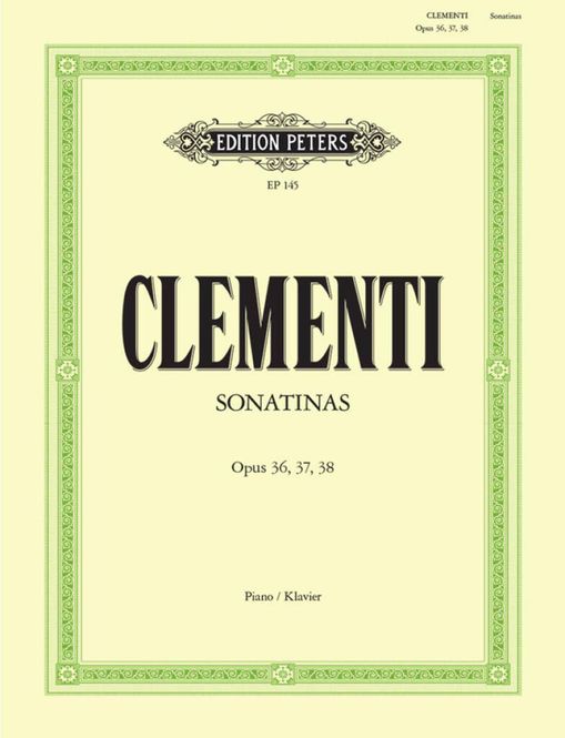 Hovedbilde Muzio Clementi - Sonatinen Op.36 37 38