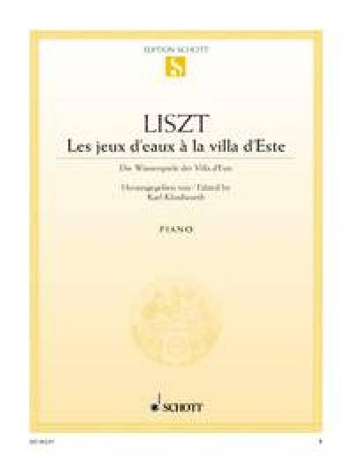 Hovedbilde Franz Liszt - Les jeux d'eaux à la villa d'Este