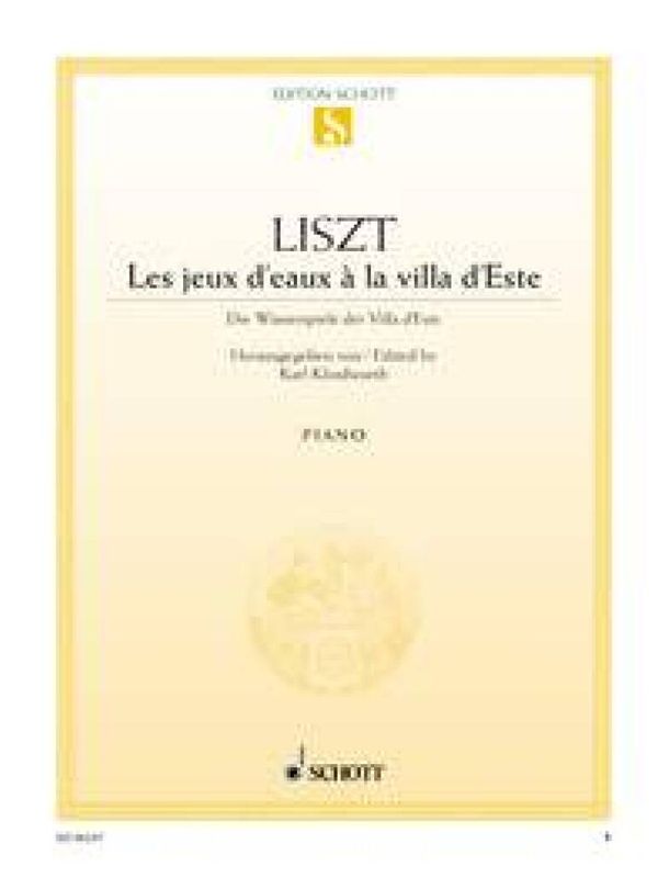 Franz Liszt - Les jeux d'eaux à la villa d'Este