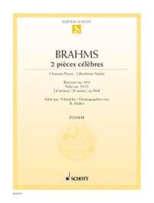 Hovedbilde Johannes Brahms - 2 pièces celèbres