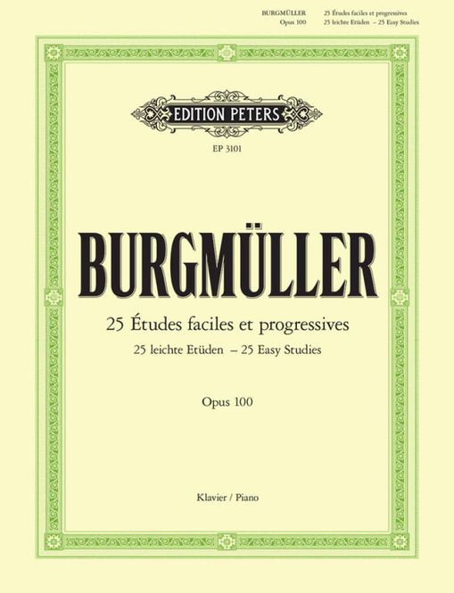 Hovedbilde Friedrich Burgmüller - 25 Leichte Etuden - Easy ...