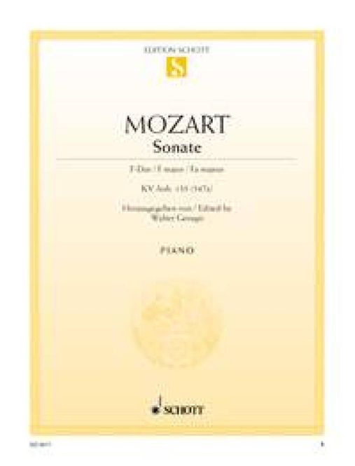 Hovedbilde Wolfgang Amadeus Mozart - Sonate F Kv547A ...