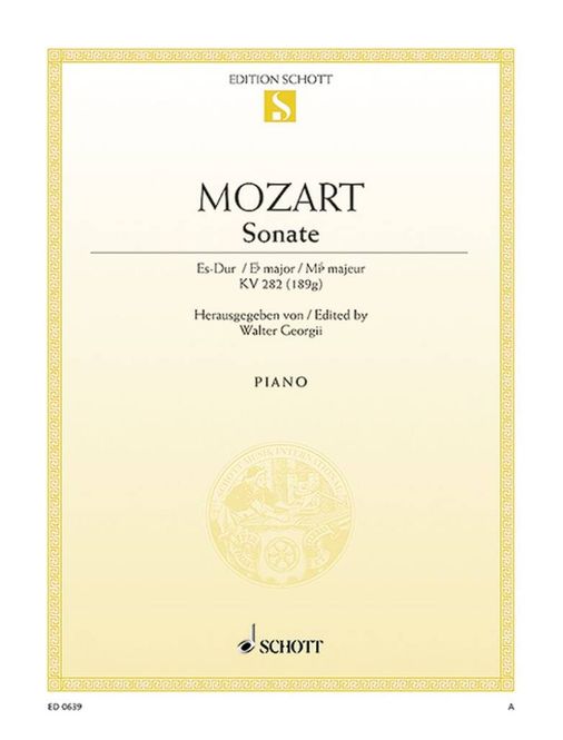 Hovedbilde Wolfgang Amadeus Mozart - Sonate Es Kv282