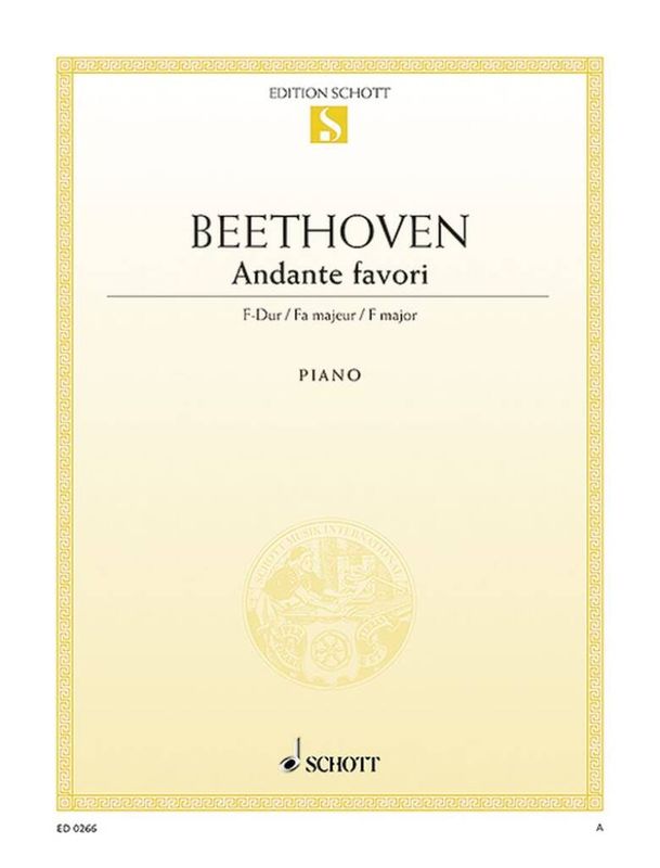 Ludwig van Beethoven - Andante Favori F