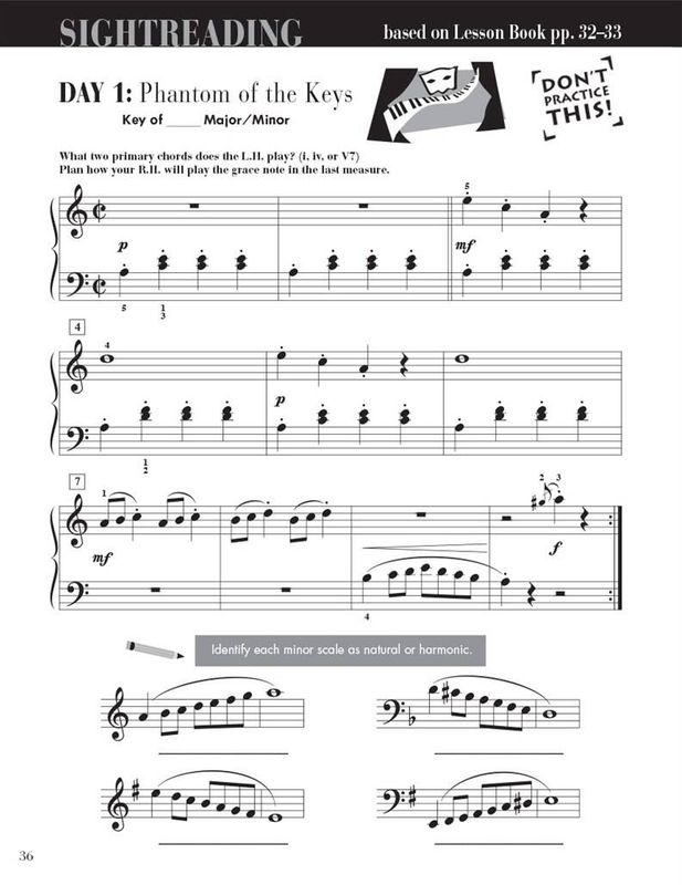 Piano Adventures Sightreading Level 3B