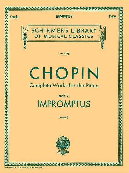 Hovedbilde Frédéric Chopin - Impromptus