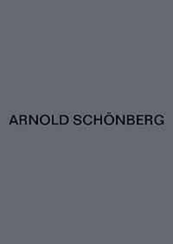 Arnold Schönberg - Werke