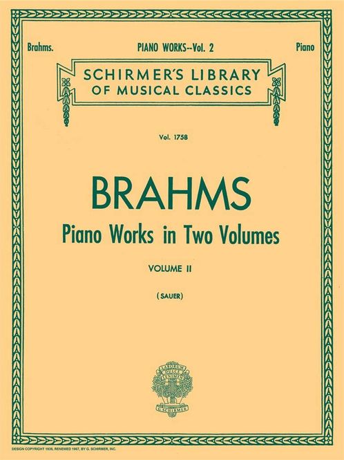 Hovedbilde Johannes Brahms - Piano Works - Volume 2