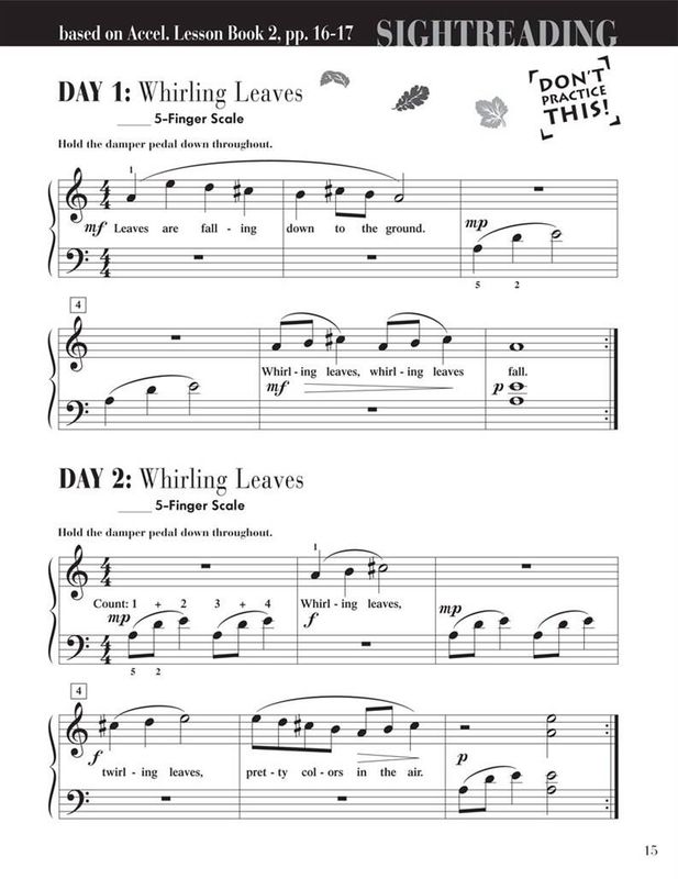 Accelerated Piano Adventures Sightreading Book 2