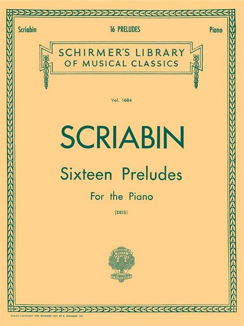 Hovedbilde Alexander Scriabin - 16 Preludes