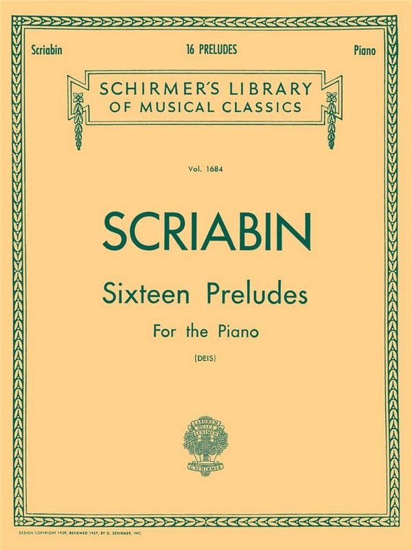 Alexander Scriabin - 16 Preludes
