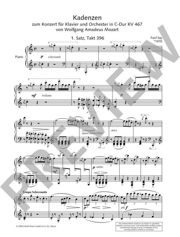 Wolfgang Amadeus Mozart & Fazil Say - Cadenza 8