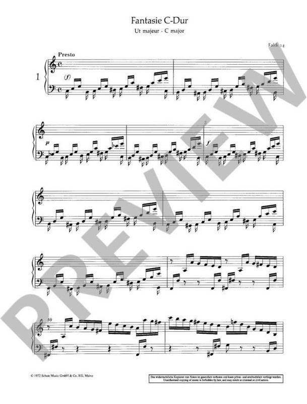 Johann Sebastian Bach - Klavierfantasien (Wf)