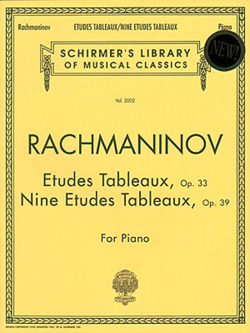 Hovedbilde Sergei Rachmaninov - Etudes Tableaux Op.33 - Nine Etudes Tableau
