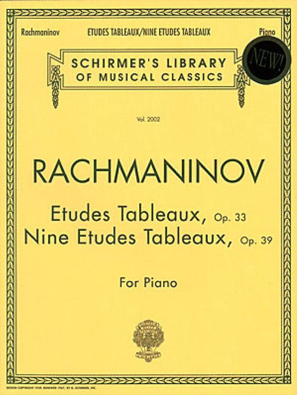 Sergei Rachmaninov - Etudes Tableaux Op.33 - Nine Etudes Tableau