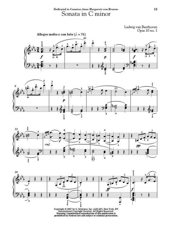 Ludwig van Beethoven - Beethoven - Six Selected Sonatas