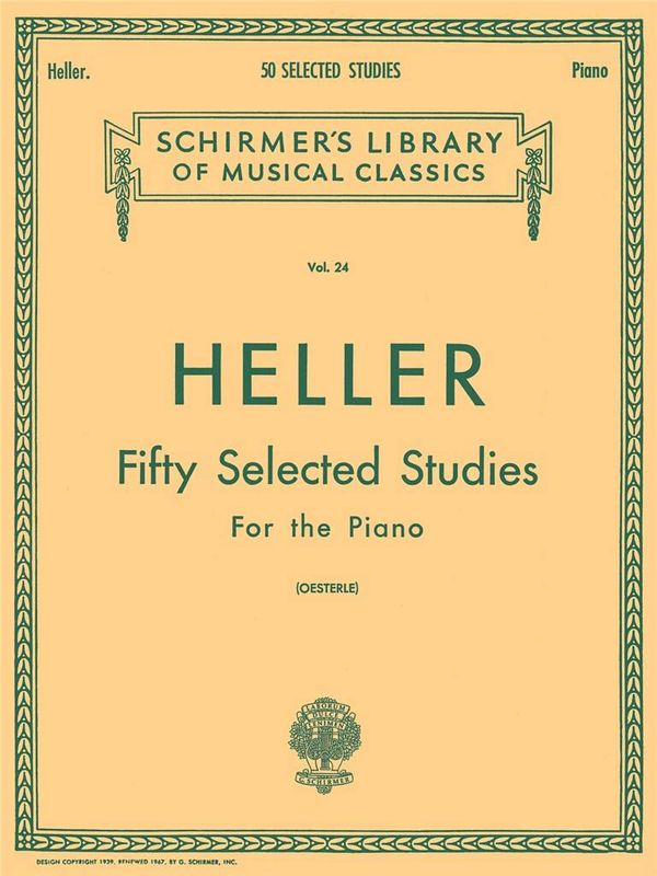 Stephen Heller - 50 Selected Studies (from Op. 45, 46, 47)