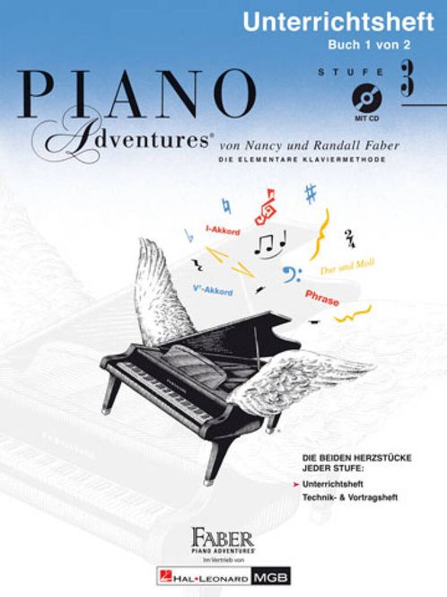 Hovedbilde Piano Adventures: Unterrichtsheft Stufe 3 mit CD