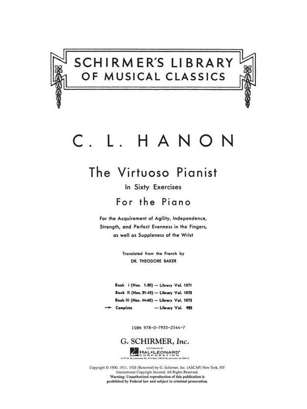 Charles-Louis Hanon - Hanon: The Virtuoso Pianist - Complete