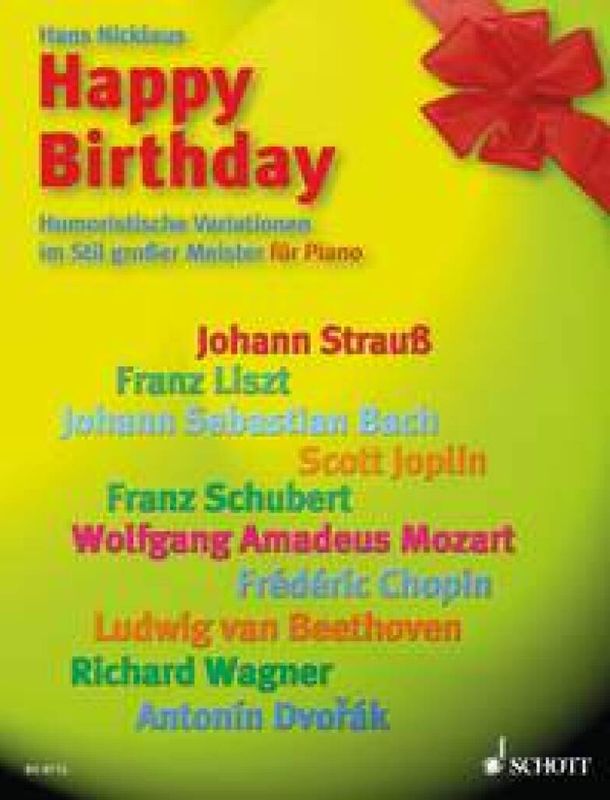 Hans Nicklaus - Happy Birthday Variationen