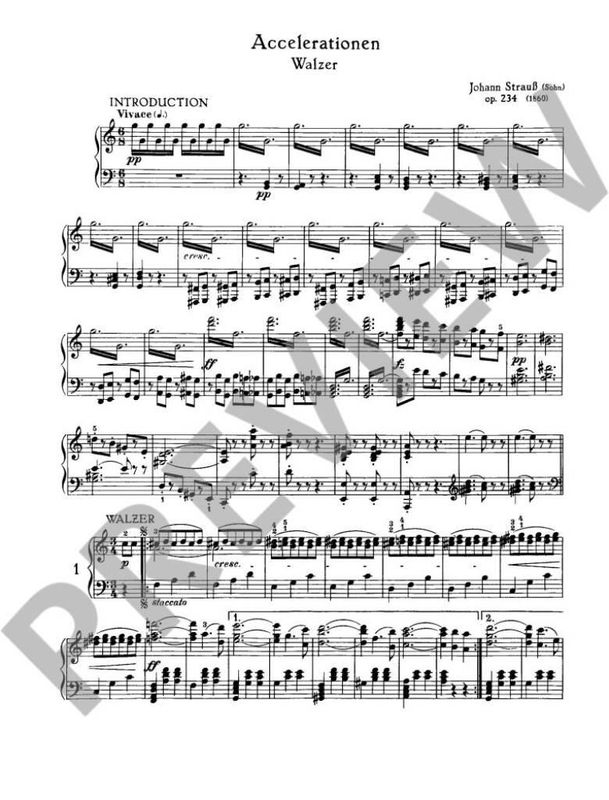 Johann Strauss Jr. - Accelerationen Walzer Op234