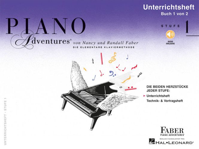 Hovedbilde Piano Adventures: Unterrichtsheft Stufe 1