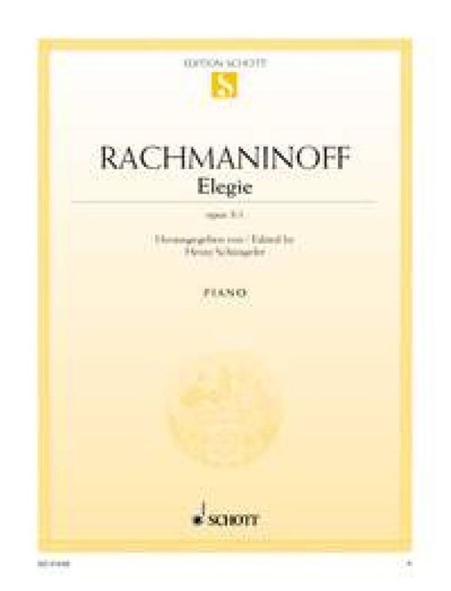 Hovedbilde Sergei Rachmaninov - Elegie Opus 3/1