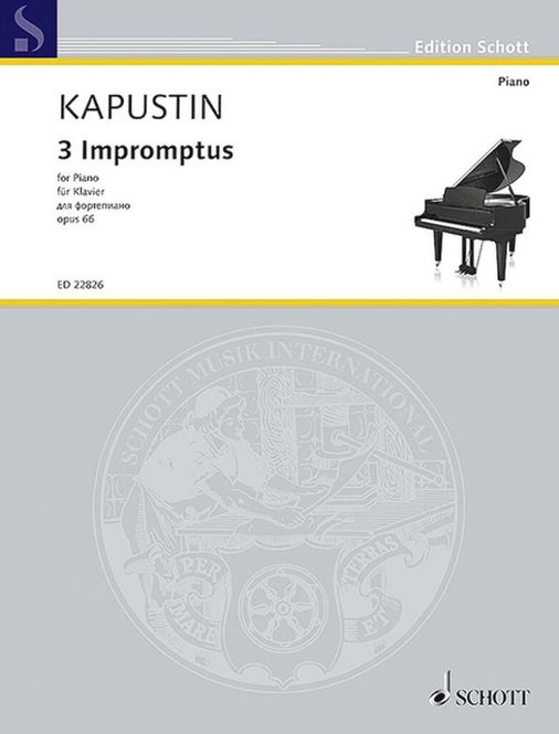 Hovedbilde Nikolai Kapustin - 3 Impromptus Op. 66