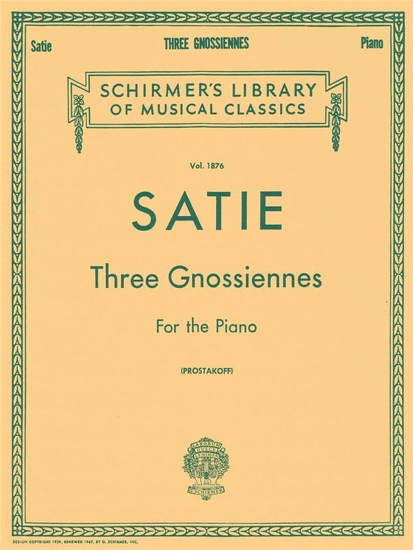 Erik Satie - 3 Gnossiennes