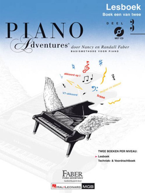 Hovedbilde Piano Adventures: Lesboek Deel 3 +CD