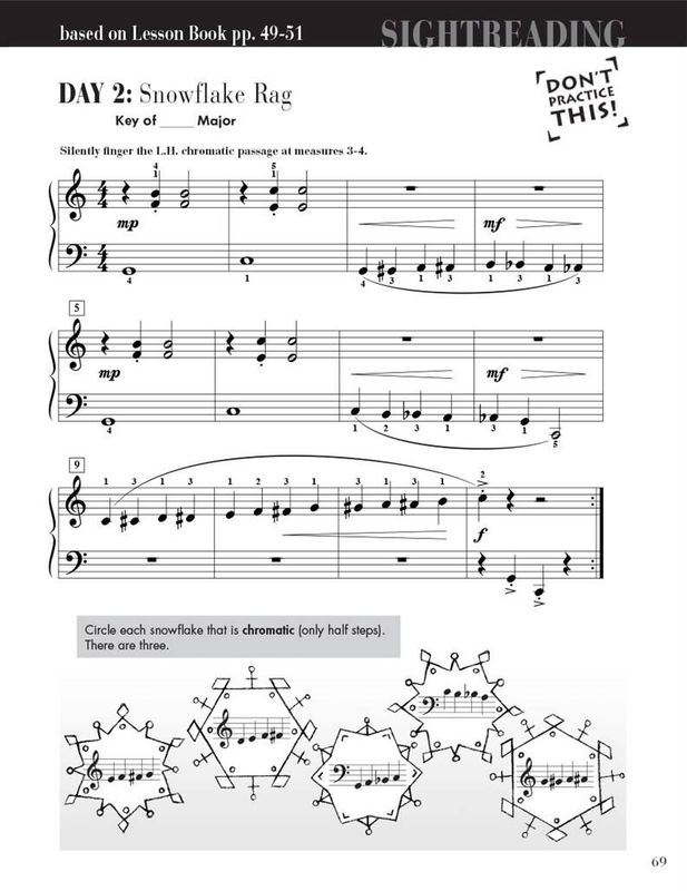Piano Adventures Sightreading Level 3A