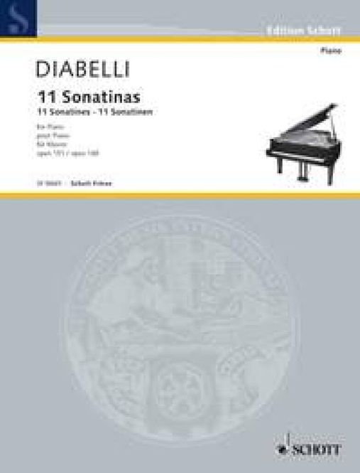 Hovedbilde Anton Diabelli - 11 Sonatines op. 151 + 168