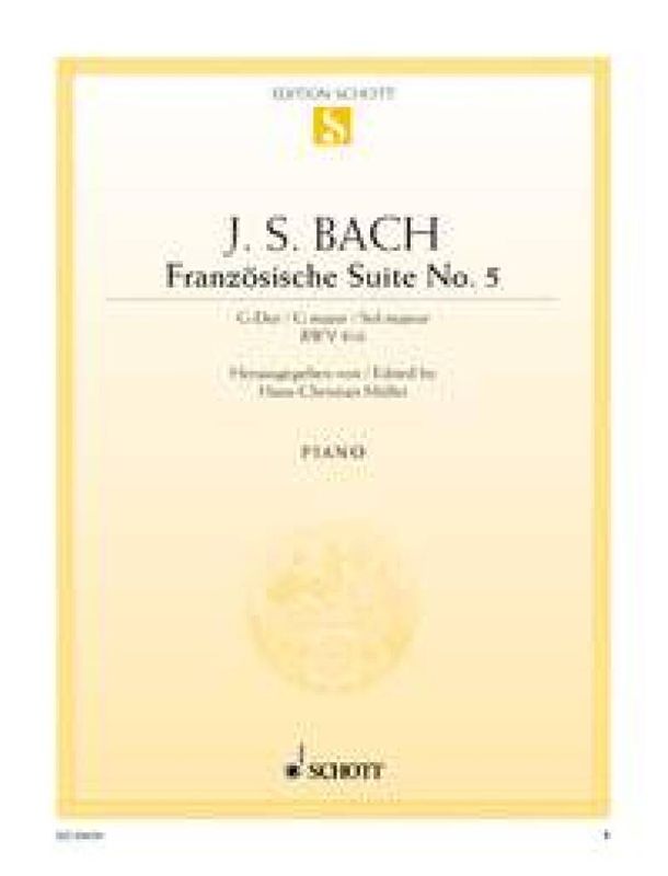 Johann Sebastian Bach - Französische Suite No. 5 G-Dur BWV 816