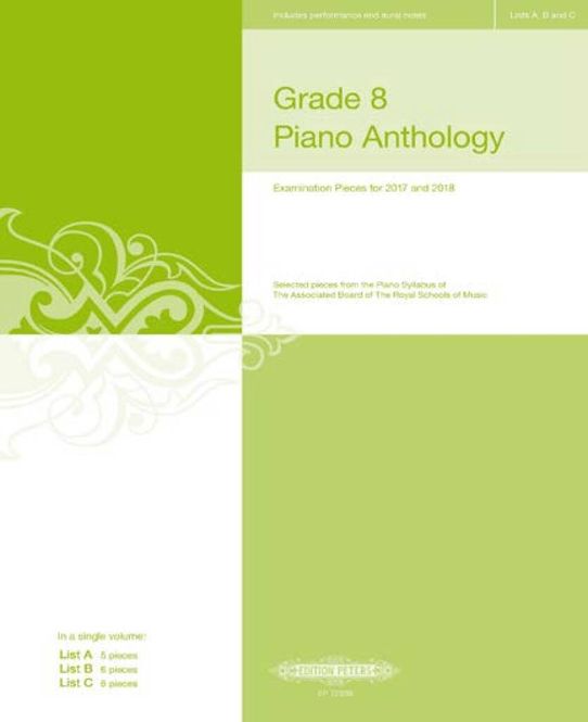 Hovedbilde Grade 8 Piano Anthology 2017/2018