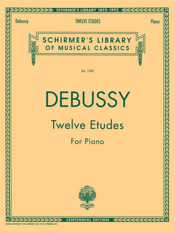 Claude Debussy - Twelve Etudes for Piano